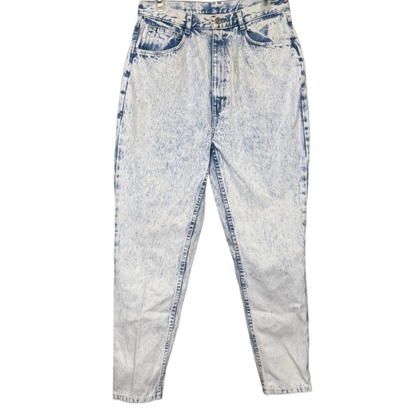 Vintage Jordache Acid Washed Denim Blue Jeans Mom Jean 80’s Retro - Picture 2 of 12